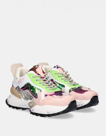 Exe Shoes Sneakers Con Brillantes Zapatillas Deportivas Con